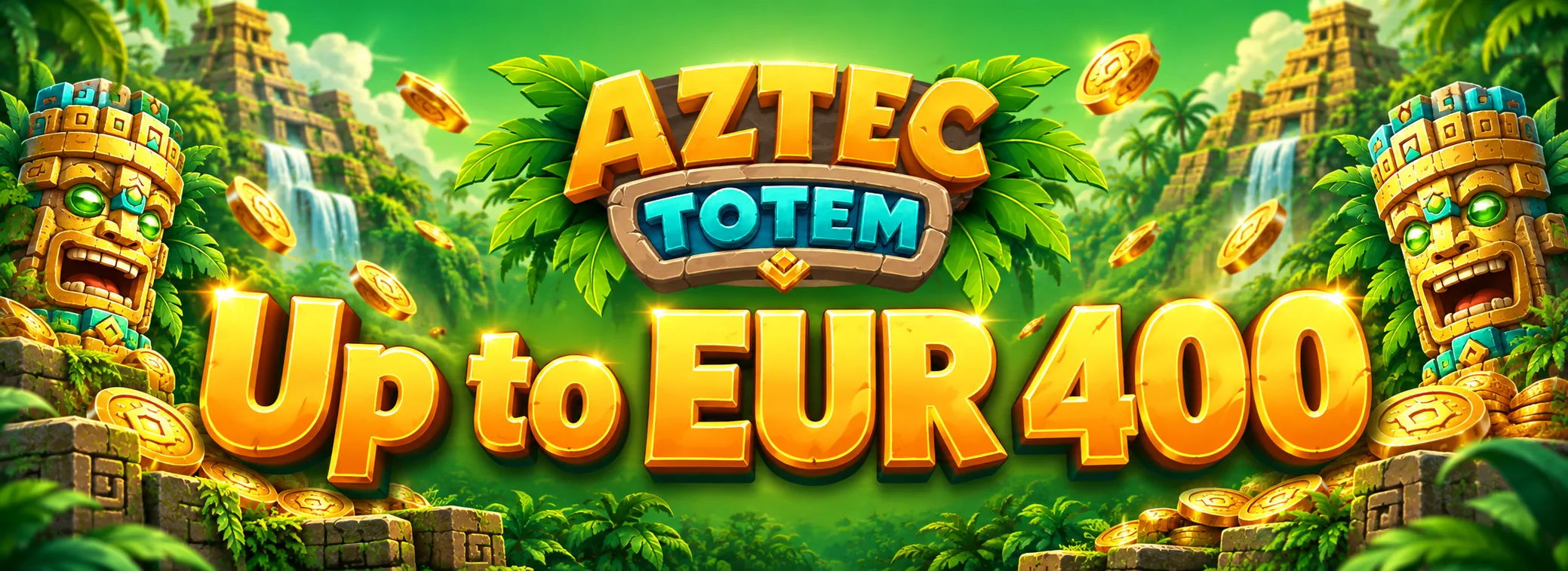125% match up to EUR 400 for Aztec Totem play